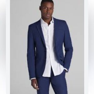 Egara Blue Skinny Fit Blazer/Sport Coat